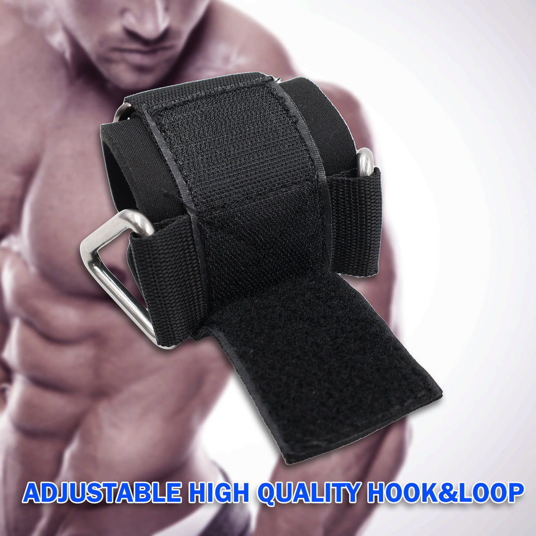 Adjustable Wrist Cuffs Neoprene Padded Straps for Cable Machines Resistant Band Strength Training Fitness Equipment Image 4