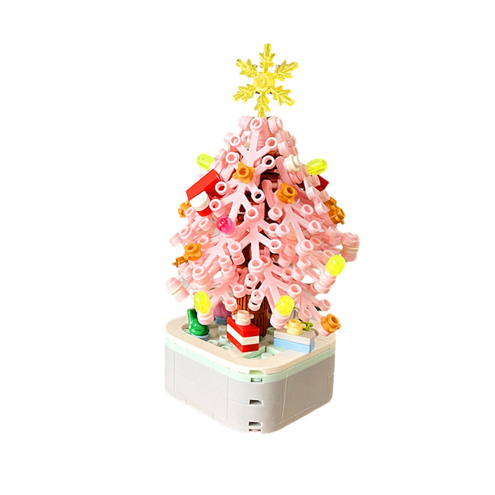 Building Blocks Set Christmas Tree Model Plastic Blocks DIY Assembly Toy Construction Toy Birthday Christmas Gift for Image 3