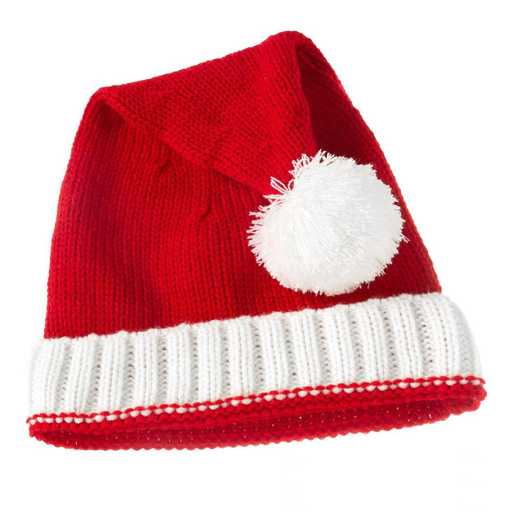 Unisex Christmas Santa Hat Children Parents Year Cap Thick Party Beanie Elastic Thick Plush Decor Santa Cosplay Adult Image 7