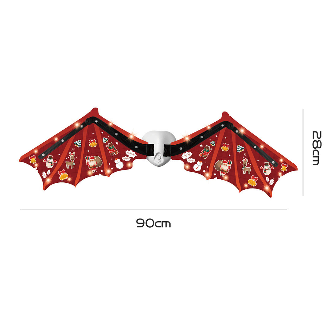 Electric Fairy Wings for Girls Light Up Butterfly Wings with Music LED Kids Cosplay Costume for Girls 3-7 Year Old Image 6