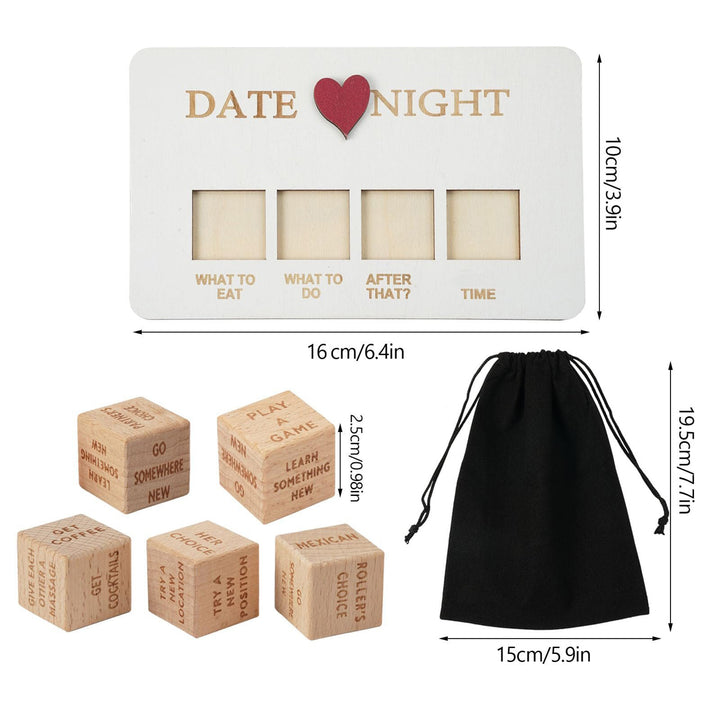 Date Night Dice Couples Gift Ideas Decision Dice Game for Him Her Romantic Date Night Ideas Anniversary Gifts for Image 4