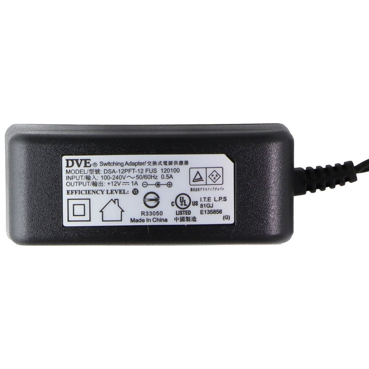 DVE 12V/1A Switching Adapter (DSA-12PFT-12 FUS) - Black Image 4