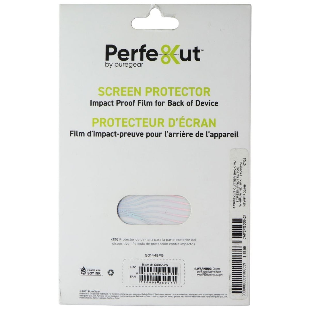 PureGear Perfekut Screen Protector Film for Back of Device - Whirlwind Image 1