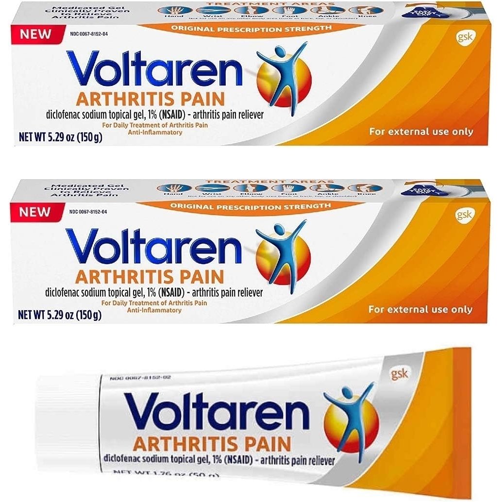 Voltaren Topical Arthritis Pain Relief Gel 5.3 Ounce (Pack of 2) + 1.7 Ounce Image 3