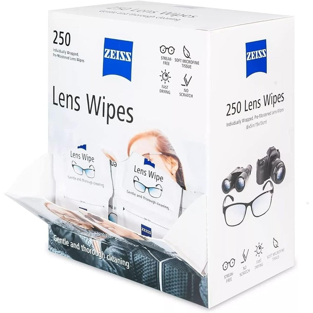 ZEISS Pre-Moistened Eyeglass Lens Cleaning Wipes 250 Count Image 4