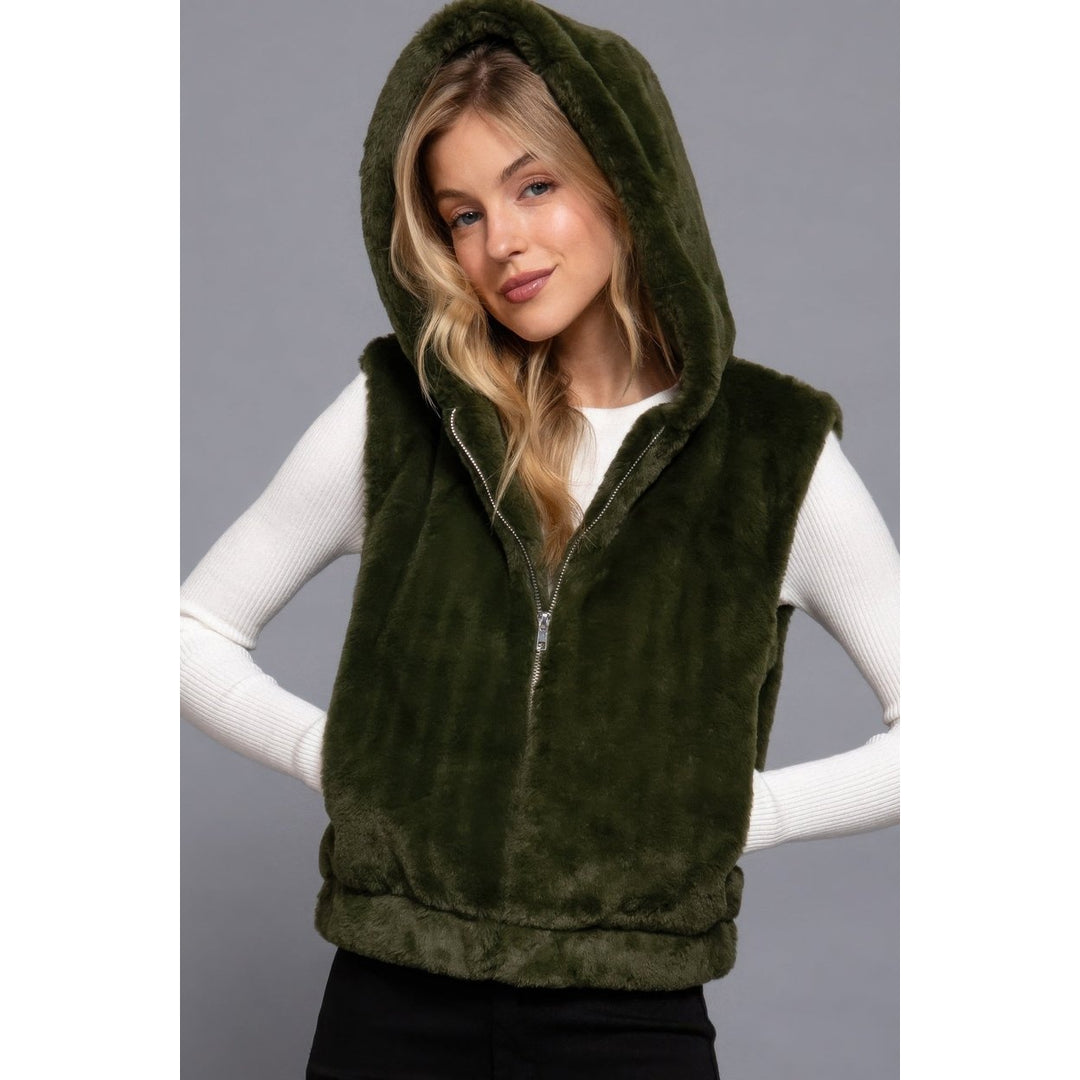 Hoodie Faux faux Vest Image 1