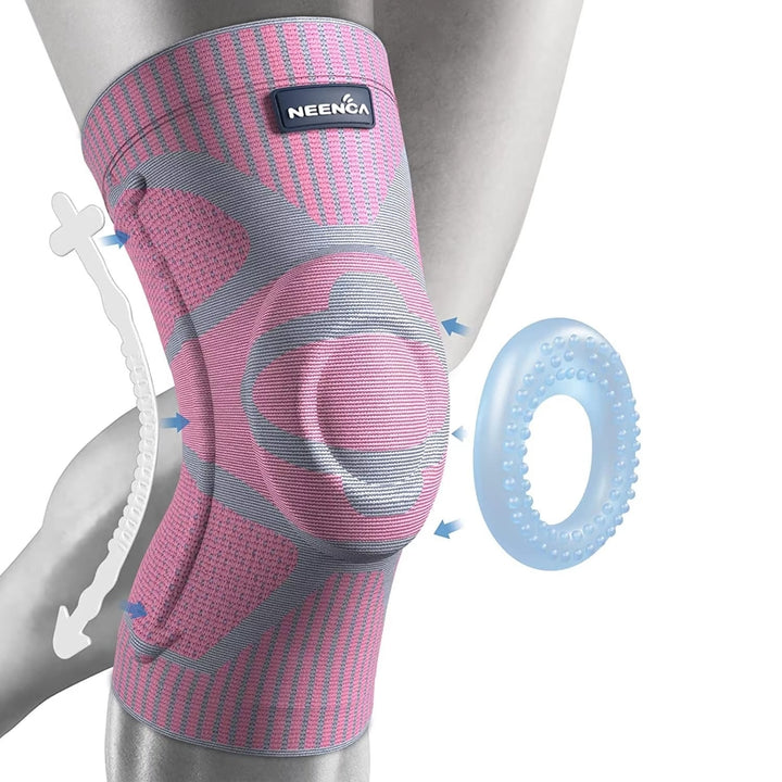 Knee Brace Support with Side Stabilizers and Patella Gel for Pain Relief and Injury Recovery Image 8