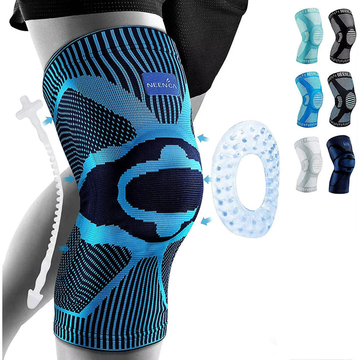 Knee Brace Support with Side Stabilizers and Patella Gel for Pain Relief and Injury Recovery Image 9