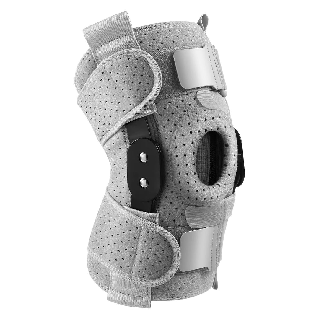 Hinged Knee Brace with Side Stabilizers and Patella Gel Pads for Pain Relief Image 7