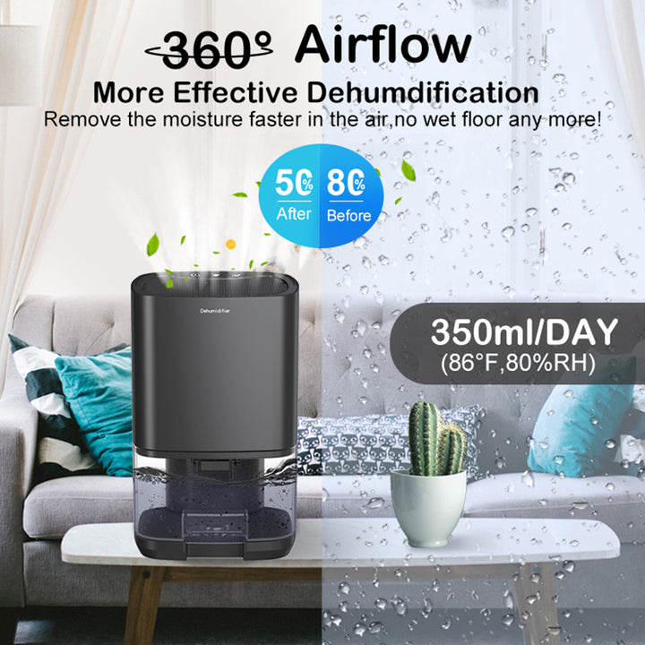 Air Dehumidifier Portable Mute Moisture Absorbers Machine Air Dryer For Home Bedroom Office Kitchen Deodorizer Dryer Image 3