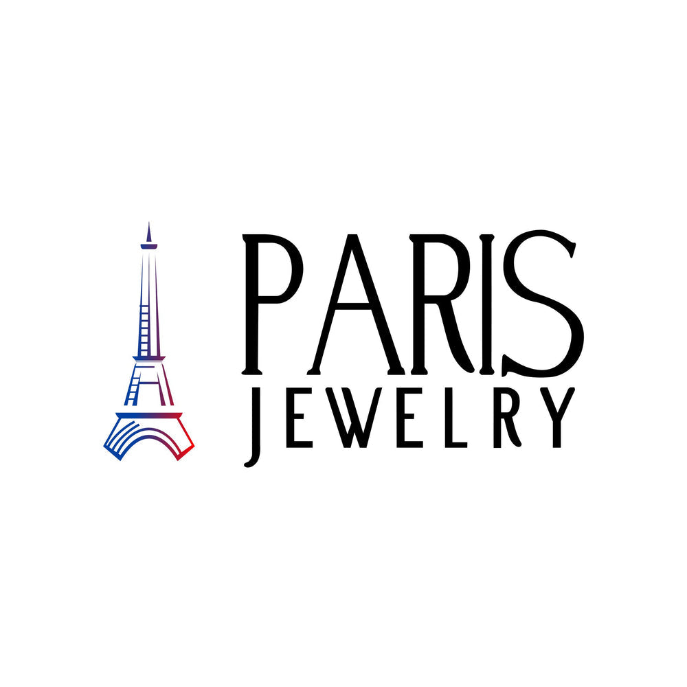 Paris Jewelry 18k Rose Gold 2 Pair Black Moissanite Round and Princess Cut Stud Earrings Plated 6mm By Paris Jewelry Image 4