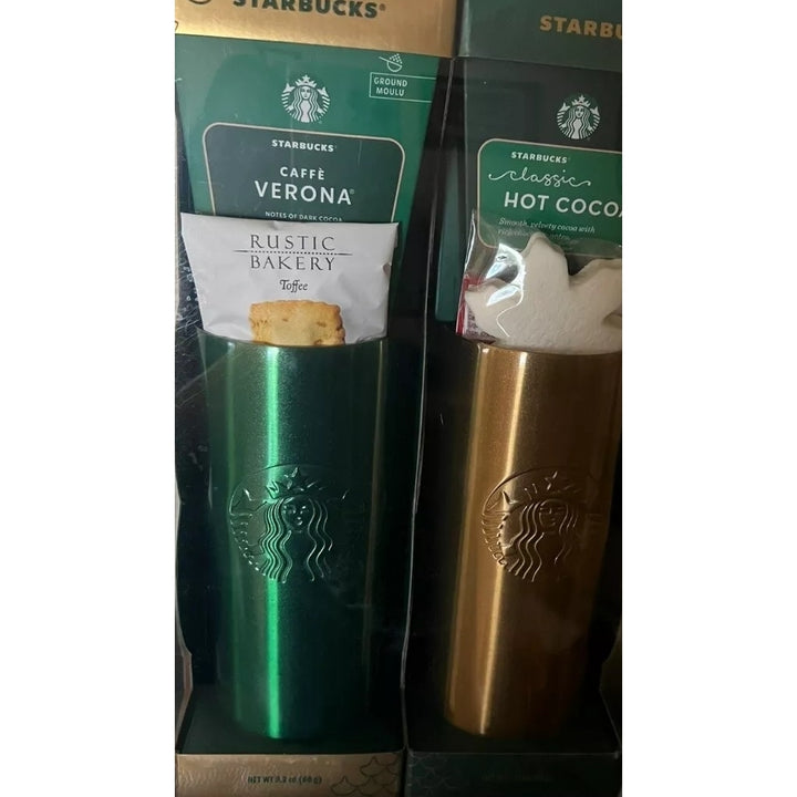 Starbucks Holiday Multi Gift Stainless Steel Tumbler Set (Pack of 2) Image 3