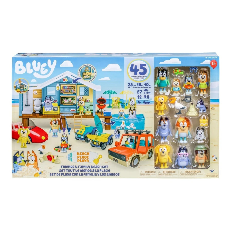 Bluey Friends and Family Beach Set Image 1