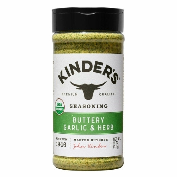 Kinders Organic Buttery Garlic and Herb Seasoning 11 Ounce Image 1