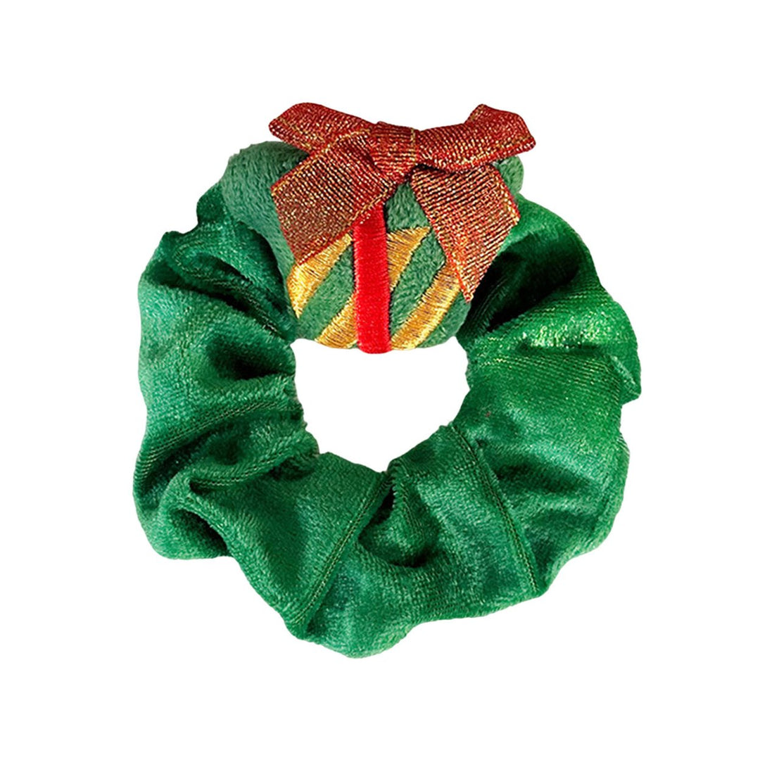 Christmas Plush Doll Hair Rope Elk Santa Claus Elastic Headband Xmas Hair Scrunchies Velvet Holiday Accessories Image 1