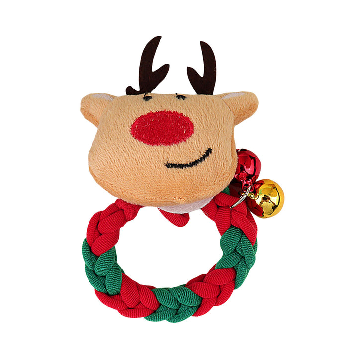 Christmas Plush Doll Hair Rope Elk Santa Claus Elastic Headband Xmas Hair Scrunchies Velvet Holiday Accessories Image 11