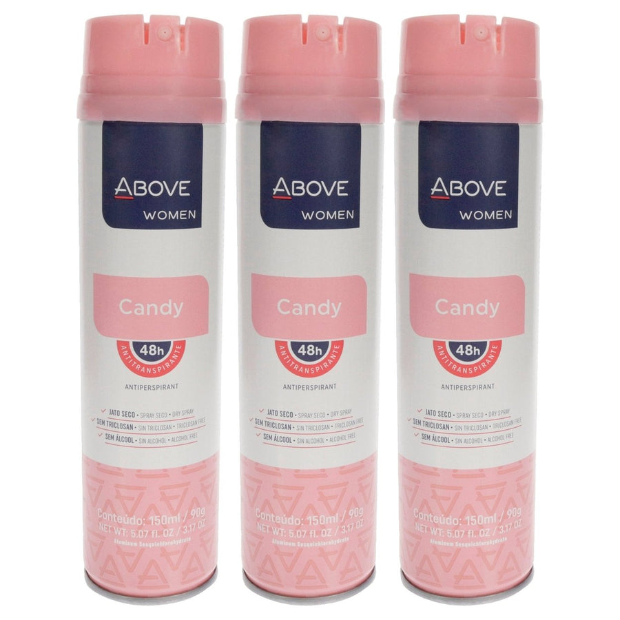 Above 48 Hours Antiperspirant Deodorant - Candy by Above for Women - 3.17 oz Deodorant Spray - Pack of 3 Image 1