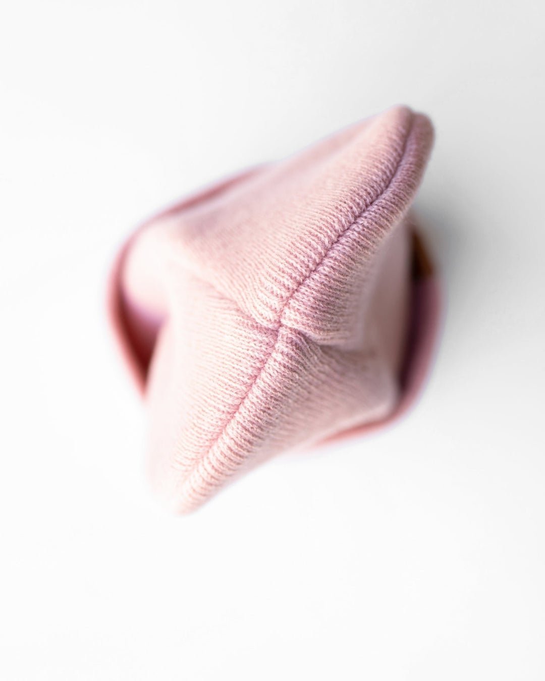 Knit Cuffed Beanie - Pearl Pink Image 8