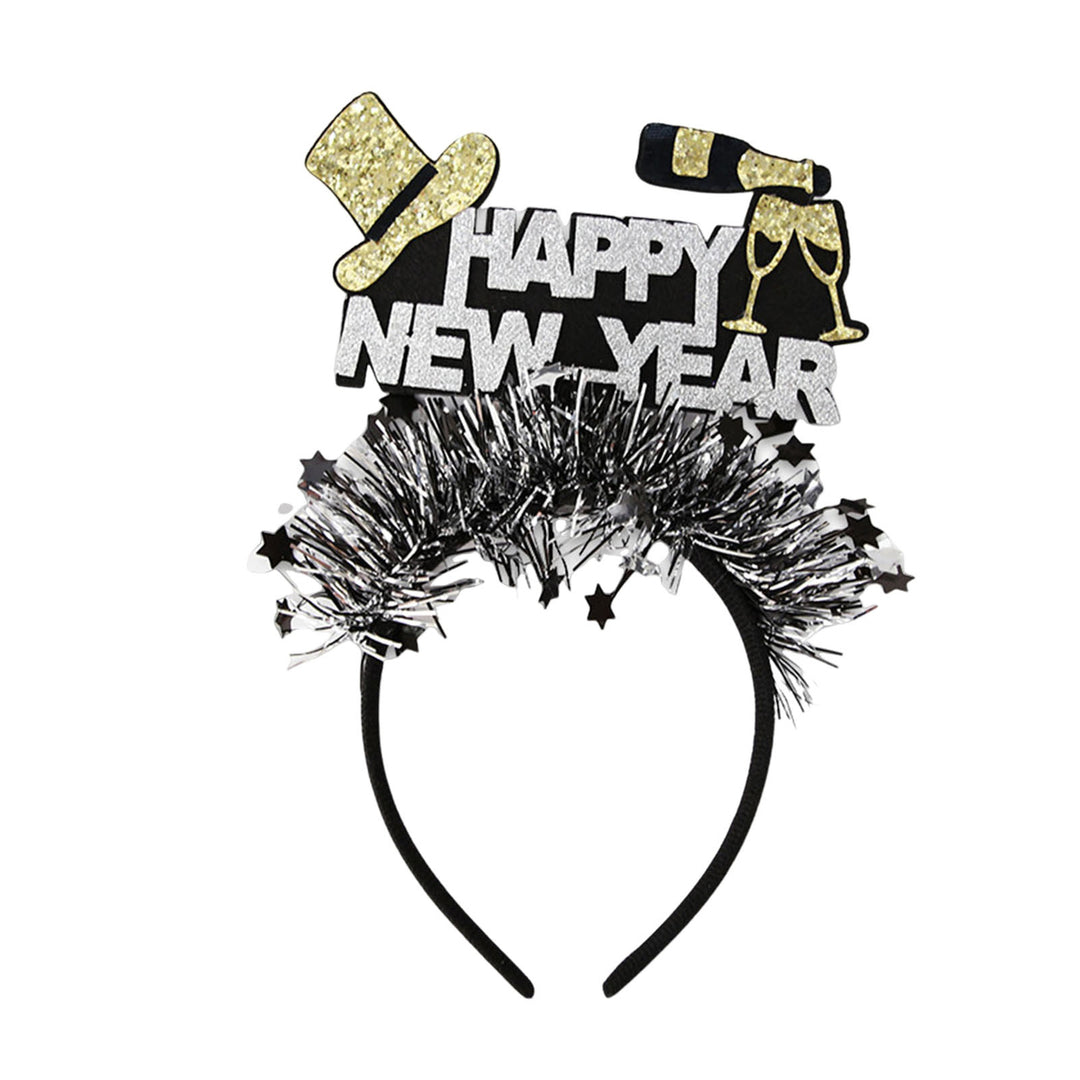 Elastic Hair Hoop Year Theme Headband HAPPY YEAR Decoration Versatile Hair Accessory Image 4