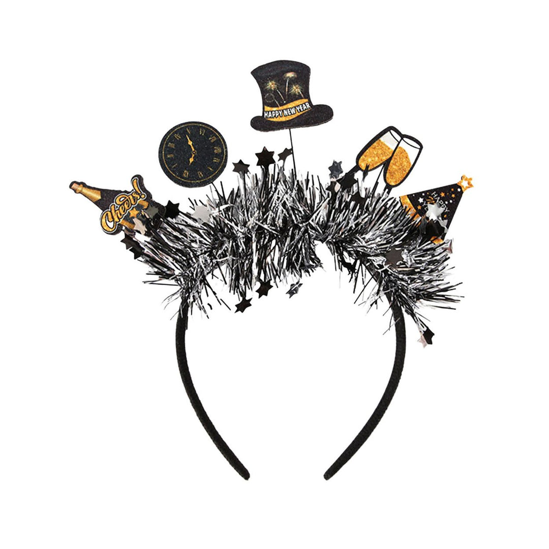 Elastic Hair Hoop Men Women Year Theme Headband HAPPY YEAR Decoration Versatile Hair Accessory Image 1