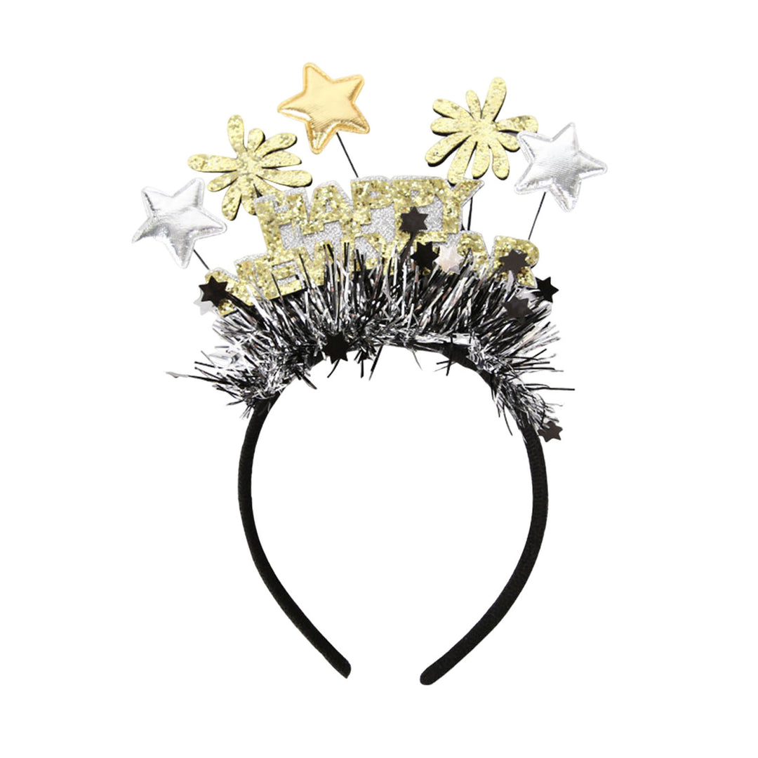 Elastic Hair Hoop Men Women Year Theme Headband HAPPY YEAR Decoration Versatile Hair Accessory Image 6