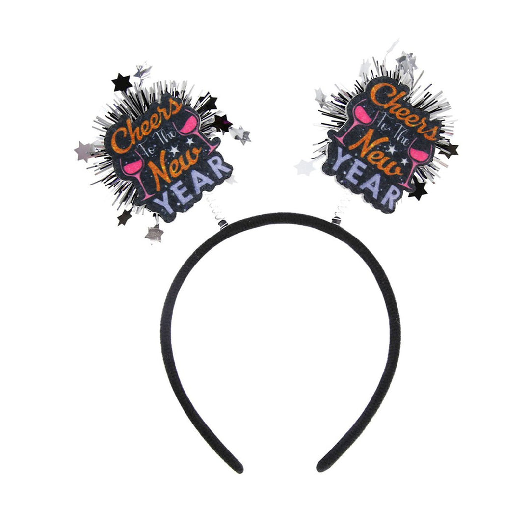 Elastic Hair Hoop Year Theme Headband HAPPY YEAR Decoration Versatile Hair Accessory Image 1