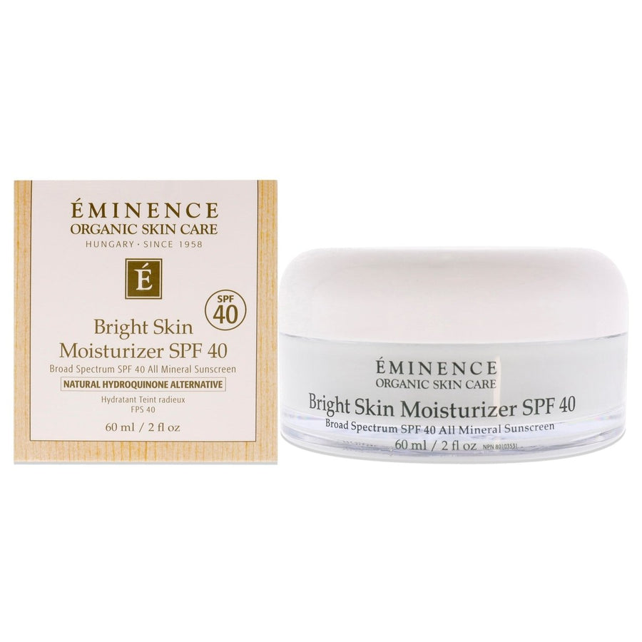 Eminence Bright Skin Moisturizer SPF 40 by Eminence for Unisex - 2 oz Sunscreen Image 1