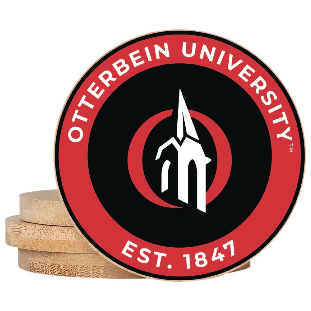 Otterbein University Coaster Wooden 3.5 x 3.5-Inch 4 Pack Officially Licensed Collegiate Product Image 1