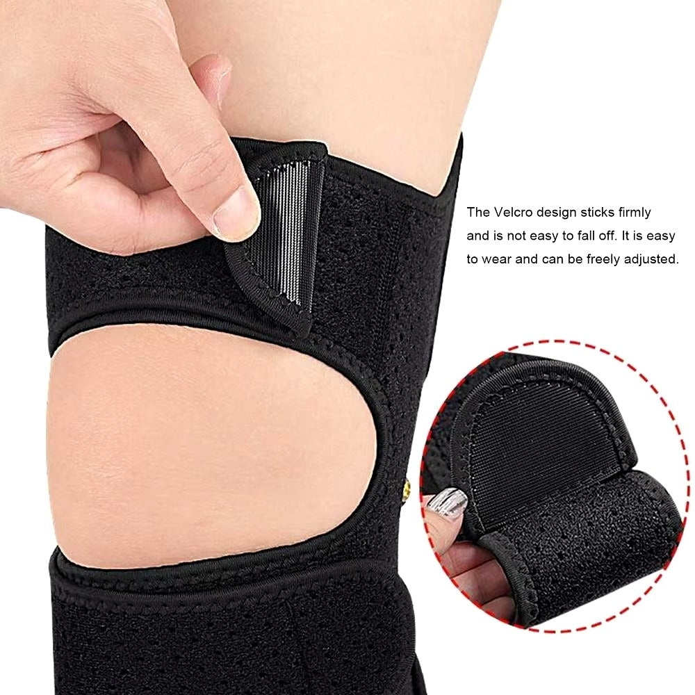 Breathable Joint Support Knee Pads with Non-Slip Design and Spring Force Booster Image 4