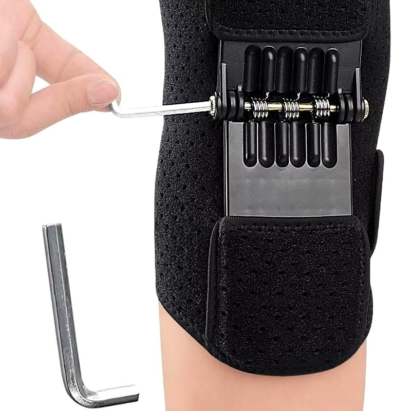 Breathable Joint Support Knee Pads with Non-Slip Design and Spring Force Booster Image 4