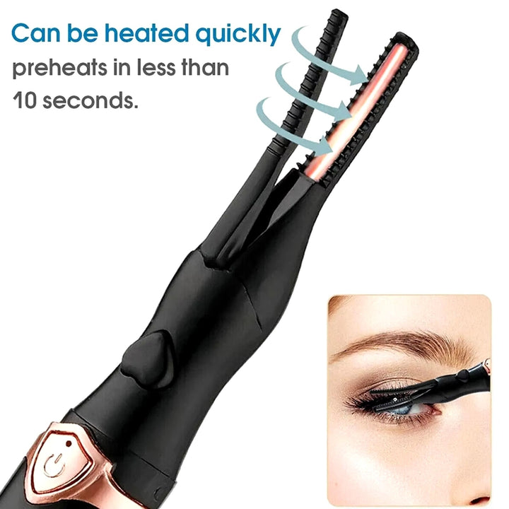 Rechargeable Heated Eyelash Curler - Portable Compact Design Image 4