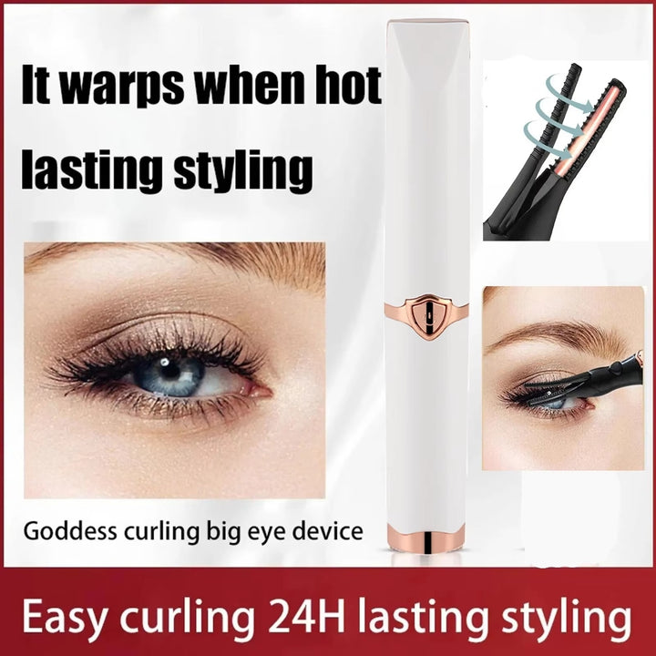 Rechargeable Heated Eyelash Curler - Portable Compact Design Image 7