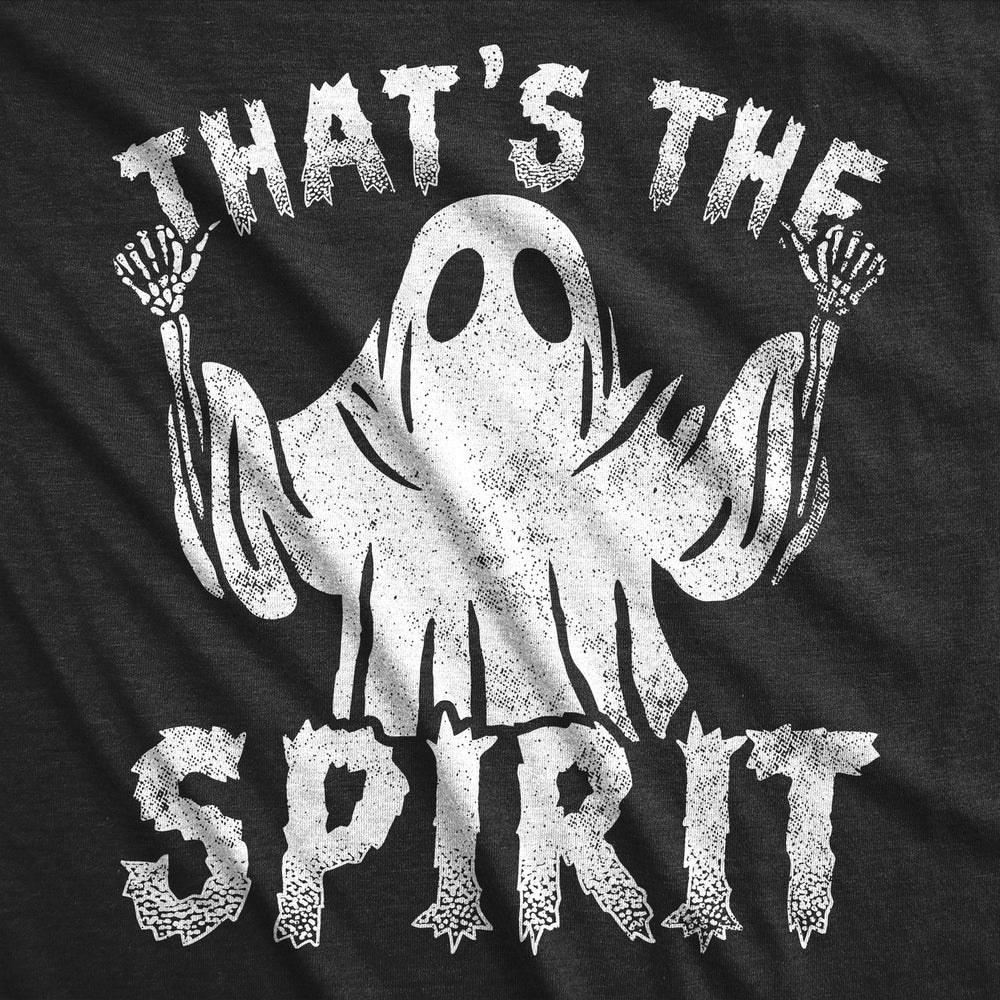 Mens Funny T Shirts Thats The Spirit Sarcastic Halloween Ghost Graphic Tee For Men Image 2