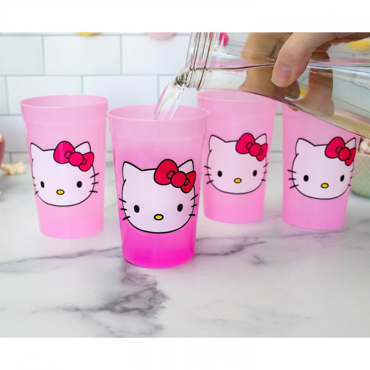 Hello Kitty Color Changing Cup 4-Pack Image 3