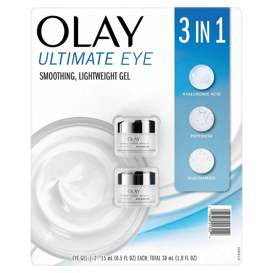 Olay Ultimate 3-in-1 Eye Gel 0.5 Fluid Ounce (Pack of 2) Image 1