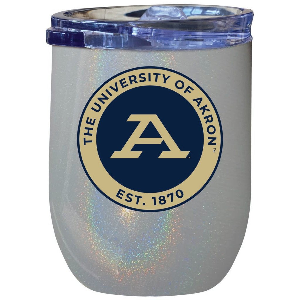 Akron Zips 12 oz Insulated Wine Stainless Steel Tumbler Officially Licensed Collegiate Product Image 1