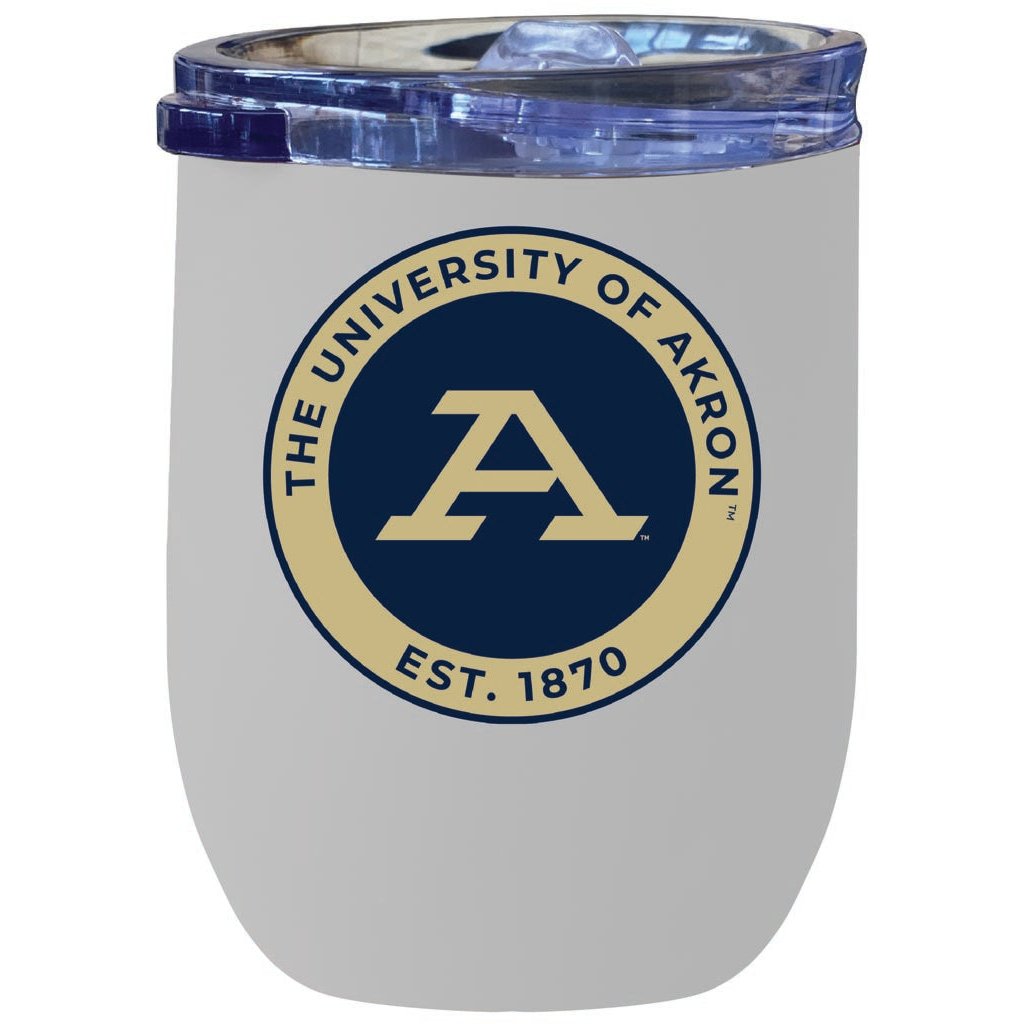 Akron Zips 12 oz Insulated Wine Stainless Steel Tumbler Officially Licensed Collegiate Product Image 3