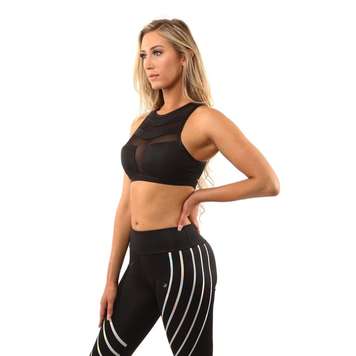 Laguna Set - Leggings and Sports Bra - Black Image 2