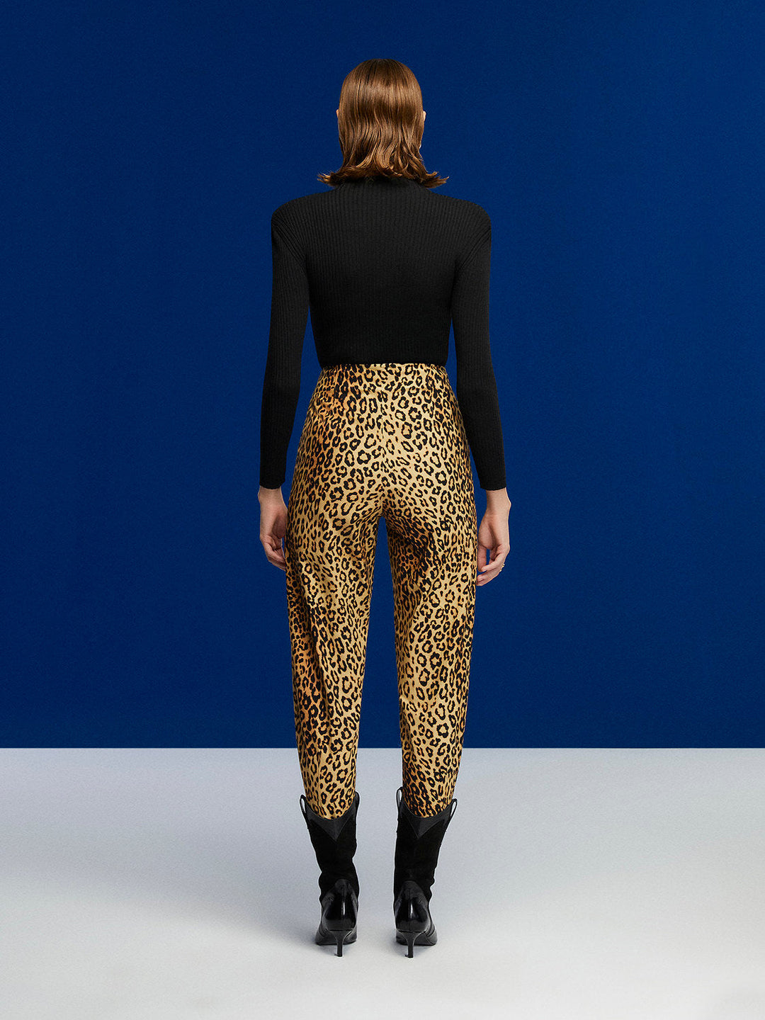 Leopard Print Slouchy Pants Image 3