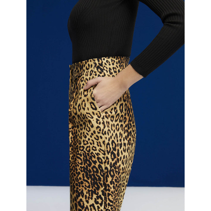 Leopard Print Slouchy Pants Image 6