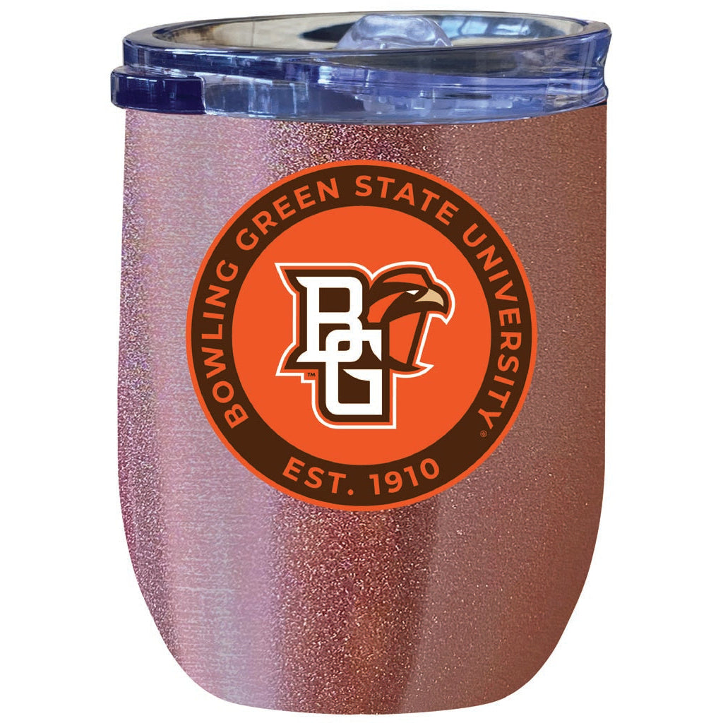 Bowling Green Falcons 12 oz Insulated Wine Stainless Steel Tumbler Officially Licensed Collegiate Product Image 1