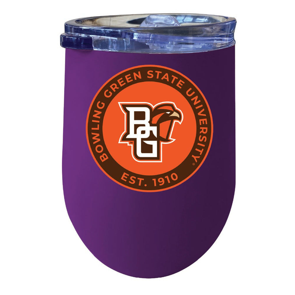 Bowling Green Falcons 12 oz Insulated Wine Stainless Steel Tumbler Officially Licensed Collegiate Product Image 2