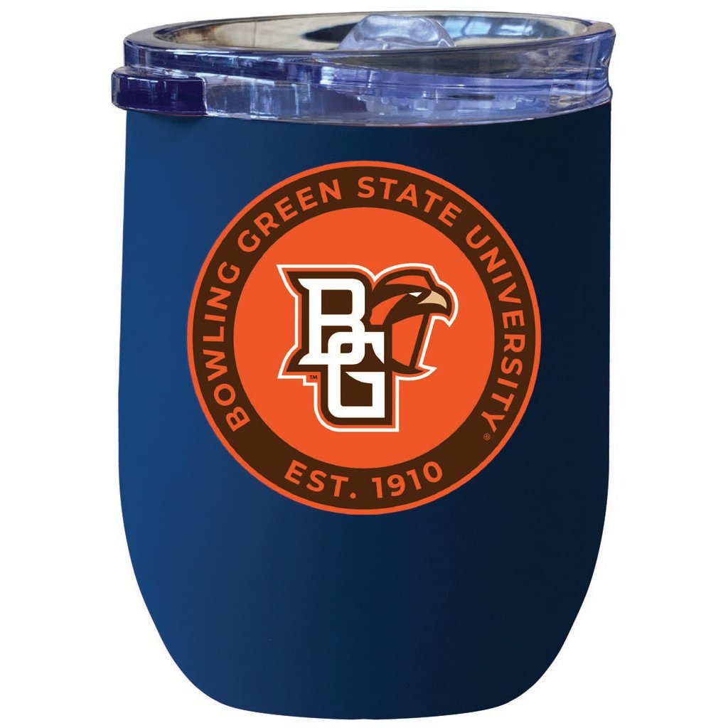 Bowling Green Falcons 12 oz Insulated Wine Stainless Steel Tumbler Officially Licensed Collegiate Product Image 4