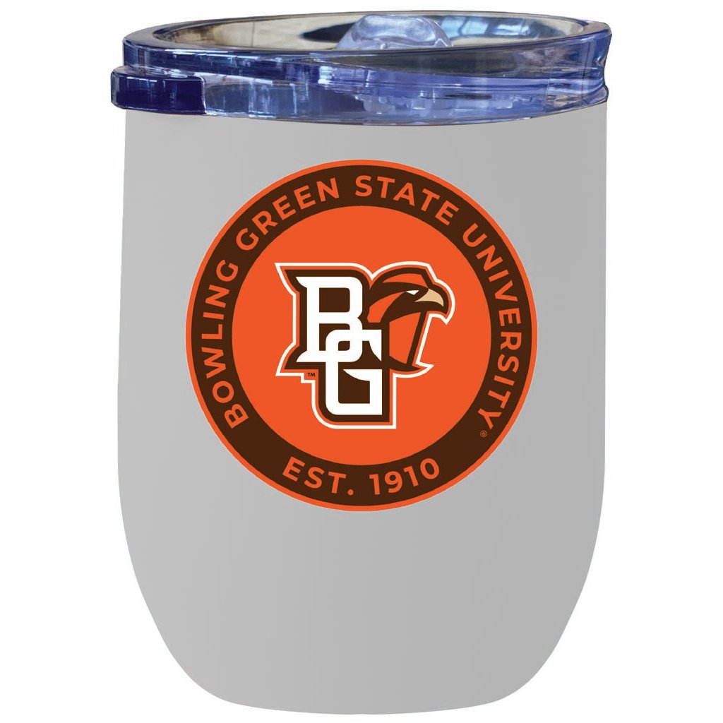 Bowling Green Falcons 12 oz Insulated Wine Stainless Steel Tumbler Officially Licensed Collegiate Product Image 4