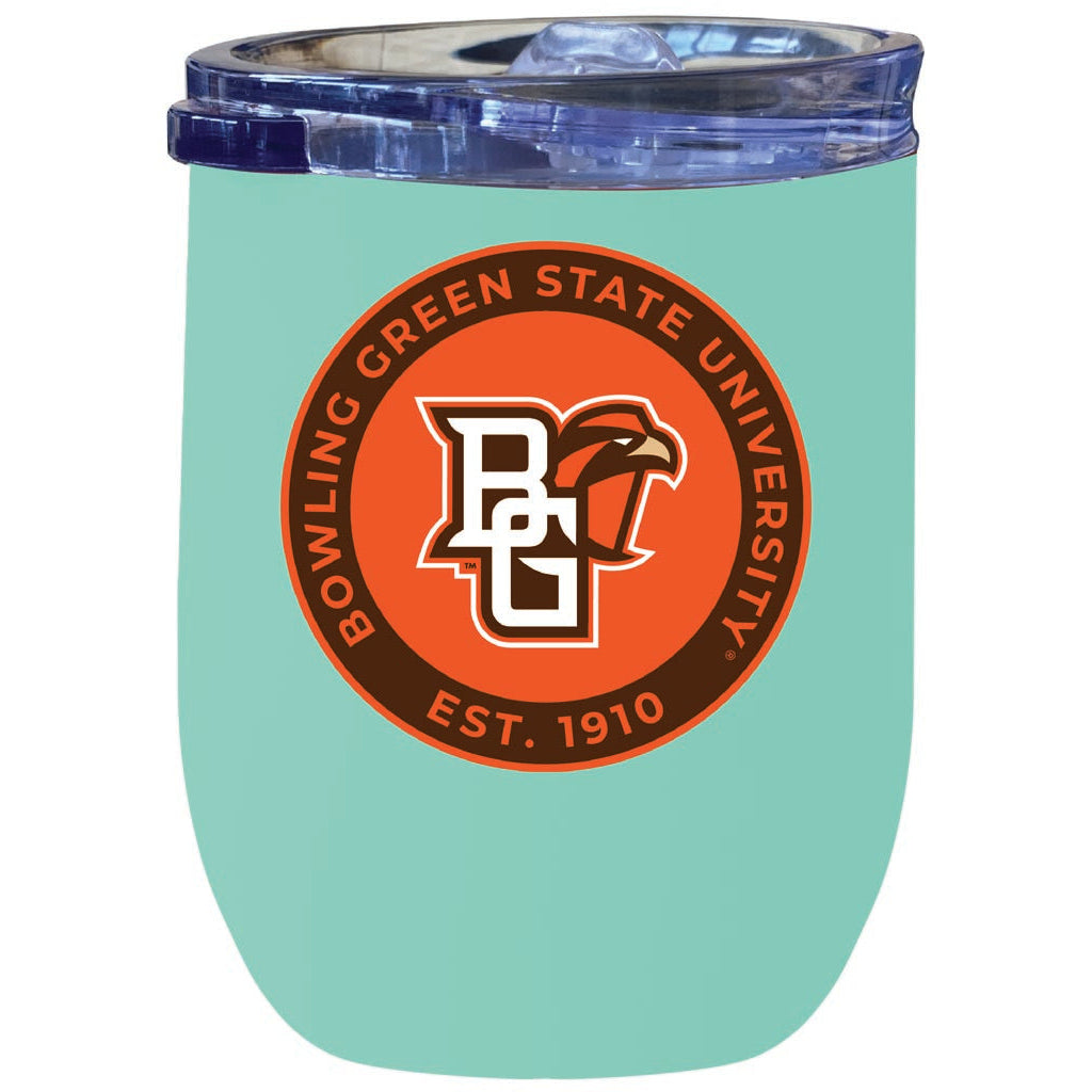 Bowling Green Falcons 12 oz Insulated Wine Stainless Steel Tumbler Officially Licensed Collegiate Product Image 6