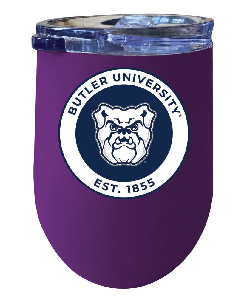 Butler Bulldogs 12 oz Insulated Wine Stainless Steel Tumbler Officially Licensed Collegiate Product Image 1