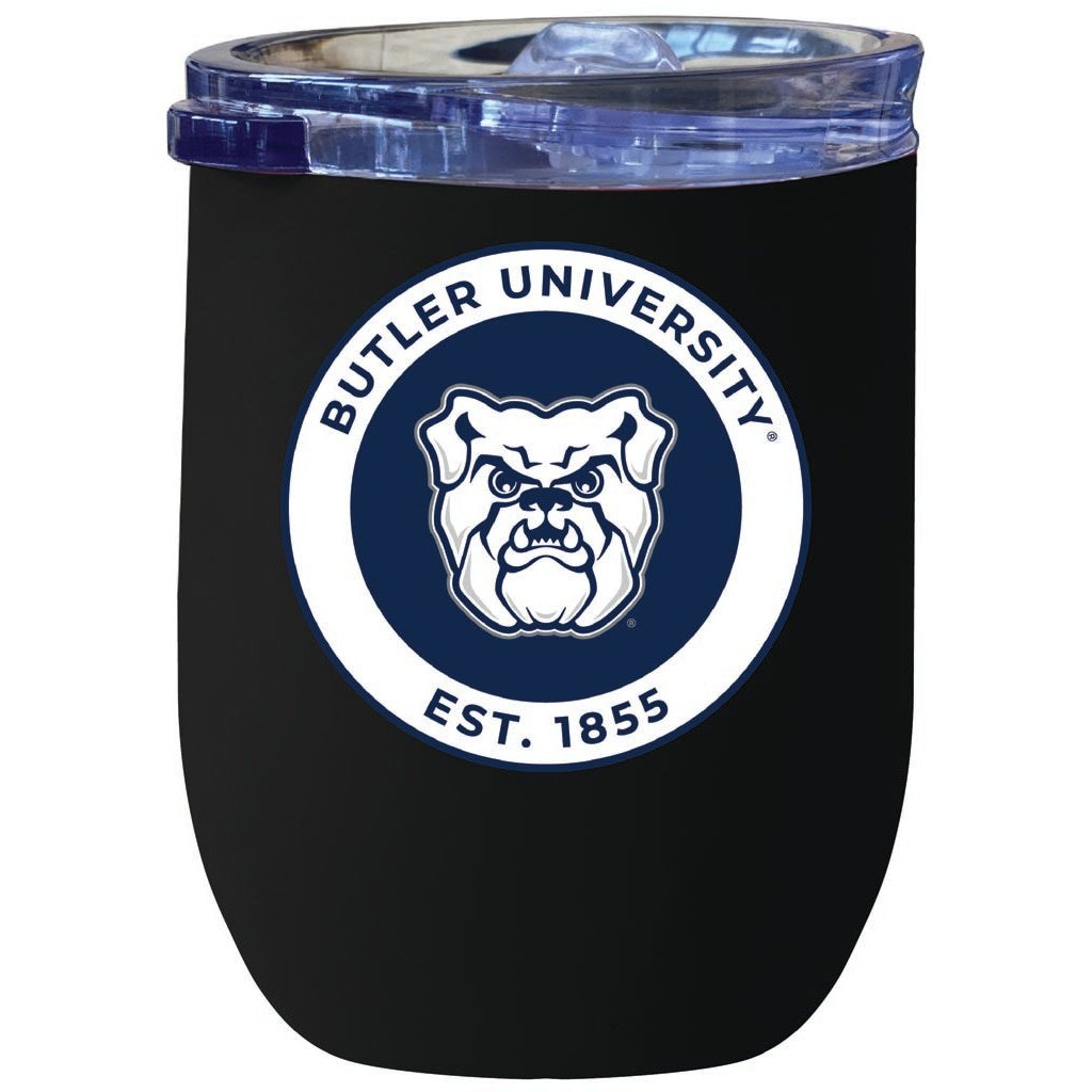 Butler Bulldogs 12 oz Insulated Wine Stainless Steel Tumbler Officially Licensed Collegiate Product Image 1