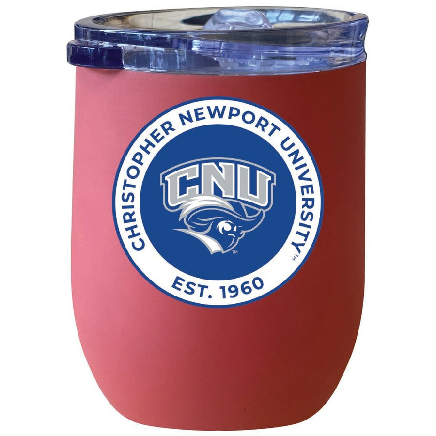 Christopher Newport Captains 12 oz Insulated Wine Stainless Steel Tumbler Officially Licensed Collegiate Product Image 1