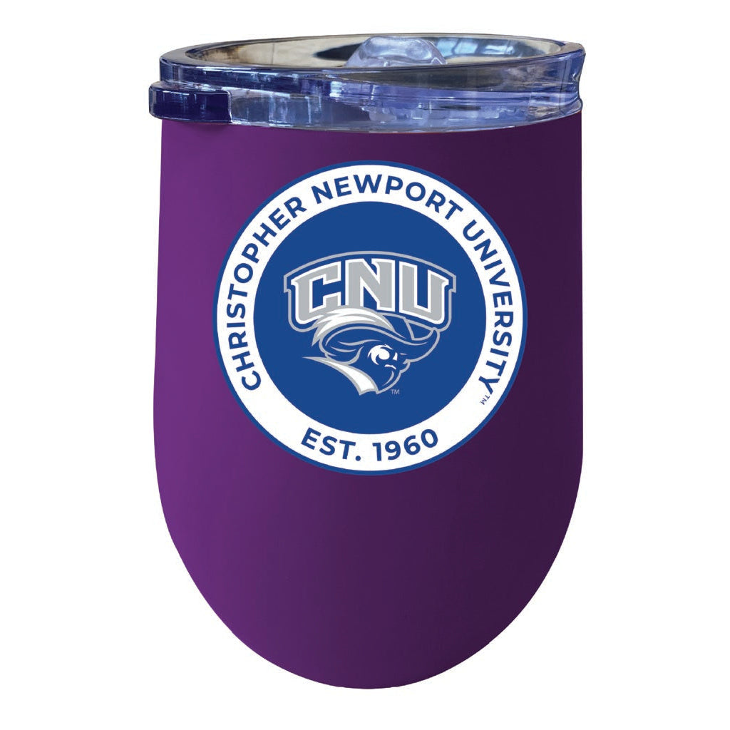 Christopher Newport Captains 12 oz Insulated Wine Stainless Steel Tumbler Officially Licensed Collegiate Product Image 4