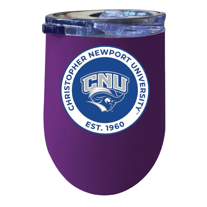 Christopher Newport Captains 12 oz Insulated Wine Stainless Steel Tumbler Officially Licensed Collegiate Product Image 1